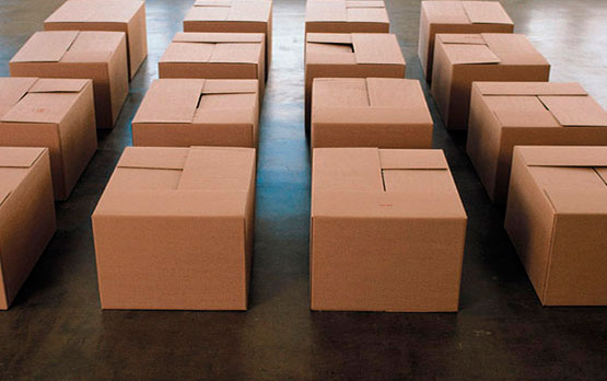 Provisión de cajas y material de embalaje